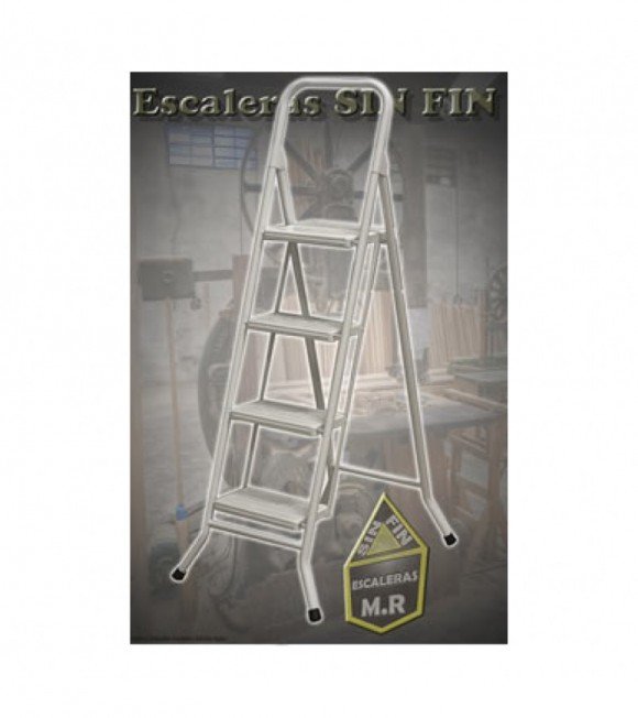ESCALERA METAL PLEG.T/BRASILERA 0.91m S.FIN